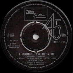 Yvonne Fair It Should Have Been Me USED VINYL 7INCH 45 RPM SINGLE REISSUE