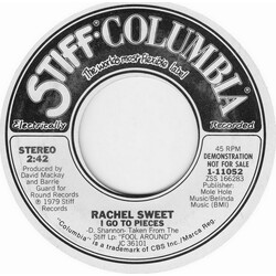 Rachel Sweet I Go To Pieces Vinyl 7" USED