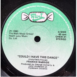 Frankie McBride Could I Have This Dance USED VINYL 7INCH 45 RPM SINGLE
