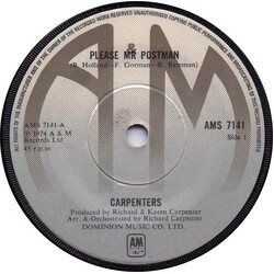 Carpenters Please Mr Postman USED VINYL 7INCH 45 RPM SINGLE