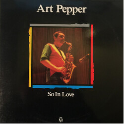 Art Pepper So In Love Vinyl LP USED