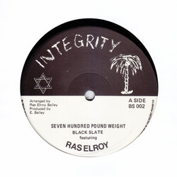 Black Slate / Ras Elroy Seven Hundred Pound Weight USED VINYL 12INCH 45 RPM