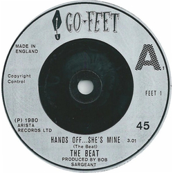 The Beat (2) Hands Off... She's Mine / Twist And Crawl Vinyl 7" USED