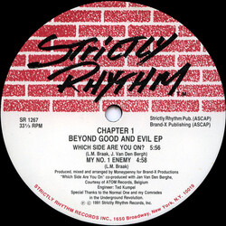 Chapter 1 Beyond Good And Evil EP USED VINYL 12INCH EP 33 S RPM