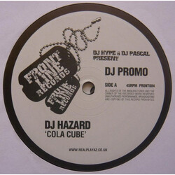 DJ Hazard Cola Cube / Ninja Technique USED VINYL 12INCH 45 RPM PROMO