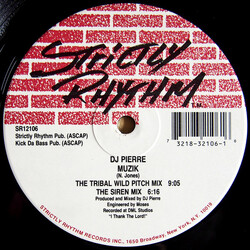 DJ Pierre Muzik / Muzik Is Life USED VINYL 12INCH 33 S RPM