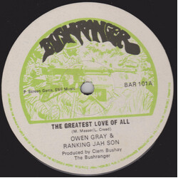 Owen Gray / Ranking Jah Son / Tony Sexton / Ranking Superstar The Greatest Love Of All / Segregation USED VINYL 12INCH 45 RPM