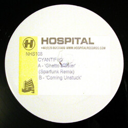 Cyantific Ghetto Blaster (Sparfunk Remix) / Coming Unstuck USED VINYL 12INCH PROMO WHITE LABEL 45 RPM