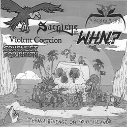 Various Thrash Revenge On Skull Island USED VINYL 7INCH EP 33 S RPM COMPILATION