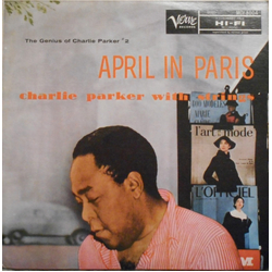 Charlie Parker With Strings April In Paris Vinyl LP USED