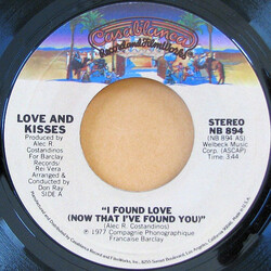 Love & Kisses I Found Love (Now That I've Found You) / Accidental Love USED VINYL 7INCH 45 RPM SINGLE