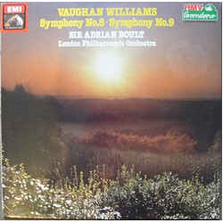 Ralph Vaughan Williams / Sir Adrian Boult / The London Philharmonic Orchestra Symphony No. 8 / Symphony No. 9 Vinyl LP USED