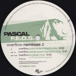 Pascal F.E.O.S. Overflow Remixes 2 VINYL 12" USED