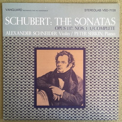 Alexander Schneider / Peter Serkin / Franz Schubert The Sonatas (Opus 137, Nos. 1-3/Complete) Vinyl LP USED