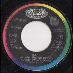 Maze Featuring Frankie Beverly Never Let You Down / Lovely Inspiration USED VINYL 7INCH 45 RPM