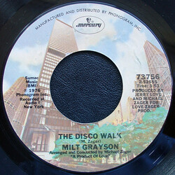 Milt Grayson The Disco Walk / A Face In The Crowd USED VINYL 7INCH 45 RPM