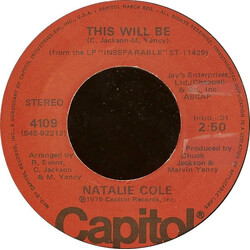 Natalie Cole This Will Be USED VINYL 7INCH 45 RPM