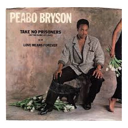 Peabo Bryson Take No Prisoners (In The Game Of Love) / Love Means Forever USED VINYL 7INCH 45 RPM