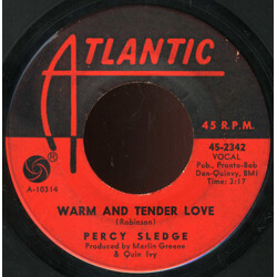 Percy Sledge Warm And Tender Love / Sugar Puddin' USED VINYL 7INCH 45 RPM