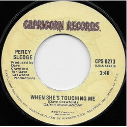 Percy Sledge When She's Touching Me USED VINYL 7INCH 45 RPM