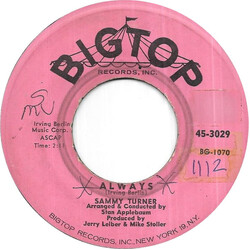 Sammy Turner Always / Symphony USED VINYL 7INCH 45 RPM