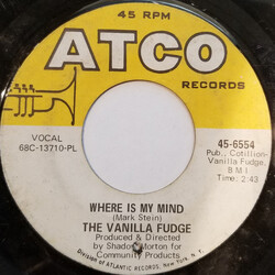 Vanilla Fudge Where Is My Mind / The Look Of Love USED VINYL 7"