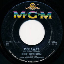 Roy Orbison Ride Away USED VINYL 7INCH 45 RPM