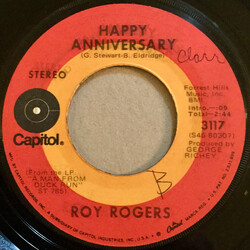 Roy Rogers (3) Happy Anniversary / If I Ever Get That Close Again USED VINYL 7INCH 45 RPM