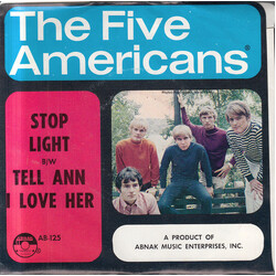 The Five Americans Stop Light / Tell Ann I Love Her USED VINYL 7INCH