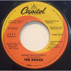 The Knack (3) Good Girls Don't USED VINYL 7INCH 45 RPM