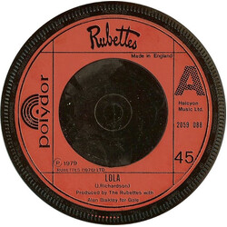 The Rubettes Lola USED VINYL 7INCH 45 RPM