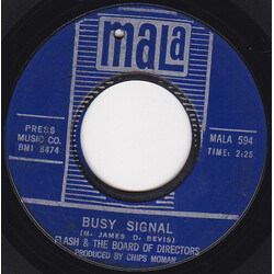 Flash & The Board Of Directors Busy Signal USED VINYL 7INCH 45 RPM