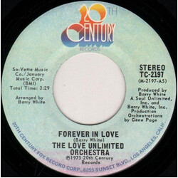 Love Unlimited Orchestra Forever In Love USED VINYL 7INCH