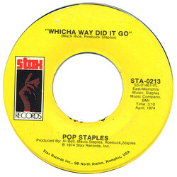 Pops Staples / The Staple Singers Whicha Way Did It Go / What's Your Thing USED VINYL 7INCH 45 RPM