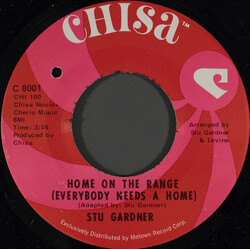 Stu Gardner Home On The Range (Everybody Needs A Home) / It's A Family Thang USED VINYL 7INCH 45 RPM