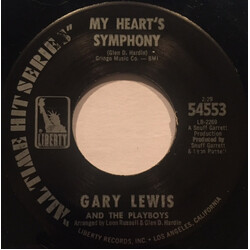 Gary Lewis & The Playboys My Heart's Symphony USED VINYL 7INCH 45 RPM