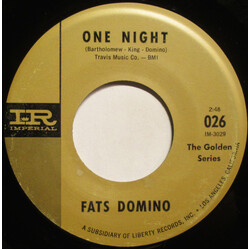 Fats Domino One Night USED VINYL 7INCH