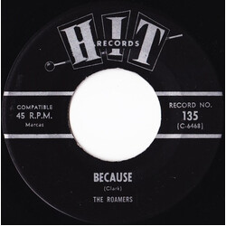 The Roamers / The Nashville Five (3) Because / Walk - Don't Run '64 USED VINYL 7INCH 45 RPM