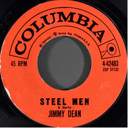 Jimmy Dean Steel Men USED VINYL 7INCH 45 RPM