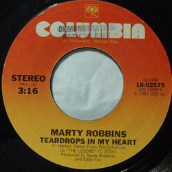 Marty Robbins Teardrops In My Heart USED VINYL 7INCH 45 RPM STEREO