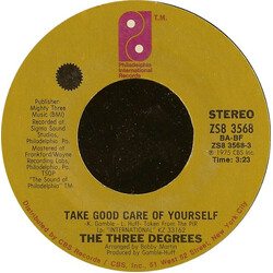 The Three Degrees Take Good Care Of Yourself USED VINYL 7INCH 45 RPM