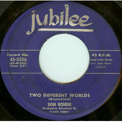 Don Rondo Two Different Worlds / He Made You Mine USED VINYL 7INCH 45 RPM