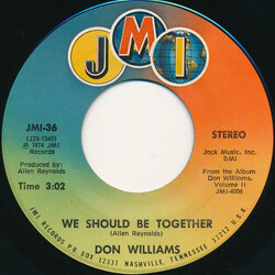 Don Williams (2) We Should Be Together / Millers Cave VINYL 7" USED
