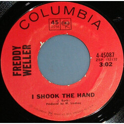 Freddy Weller I Shook The Hand USED VINYL 7INCH 45 RPM