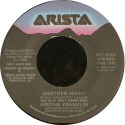 Aretha Franklin Another Night USED VINYL 7INCH 45 RPM