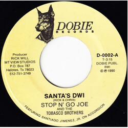Stop N' Go Joe / The Tobasco Brothers Santa's Dwi / Jungle Bells USED VINYL 7INCH 45 RPM