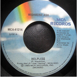 Wishbone Ash Helpless / Insomnia USED VINYL 7INCH
