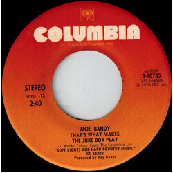 Moe Bandy That's What Makes The Juke Box Play / Are We Making Love Or Just Making Friends USED VINYL 7INCH 45 RPM