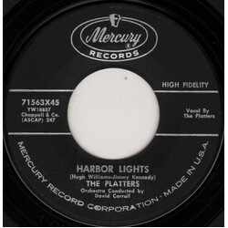 The Platters Harbor Lights / Sleepy Lagoon USED VINYL 7INCH 45 RPM