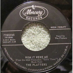 The Platters Wish It Were Me / Where USED VINYL 7INCH 45 RPM